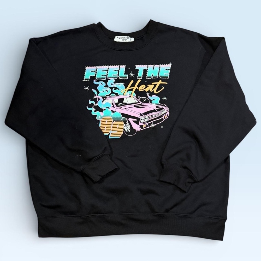 Black Graphic Woman’s Sweater